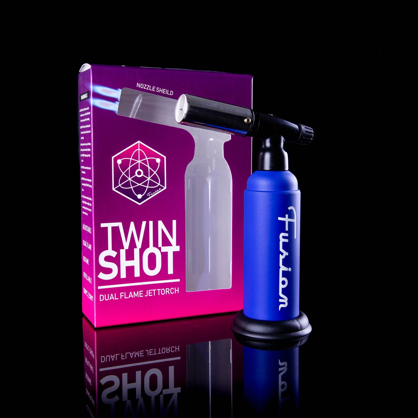 Fusion Twin Shot Dual Flame Jet Torch for Lighting Quartz Nails - OPS.com