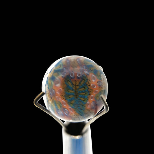 Banjo Glass Art -"Vision Cane Eyes 2" Pearl Size 7.5mm-7.8mm - OPS.com