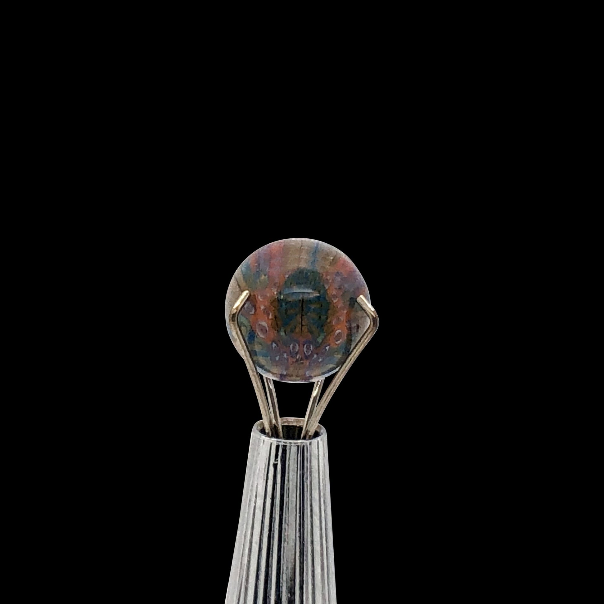 Banjo Glass Art -"Vision Cane Eyes 2" Pearl Size 7mm-7.25mm - OPS.com