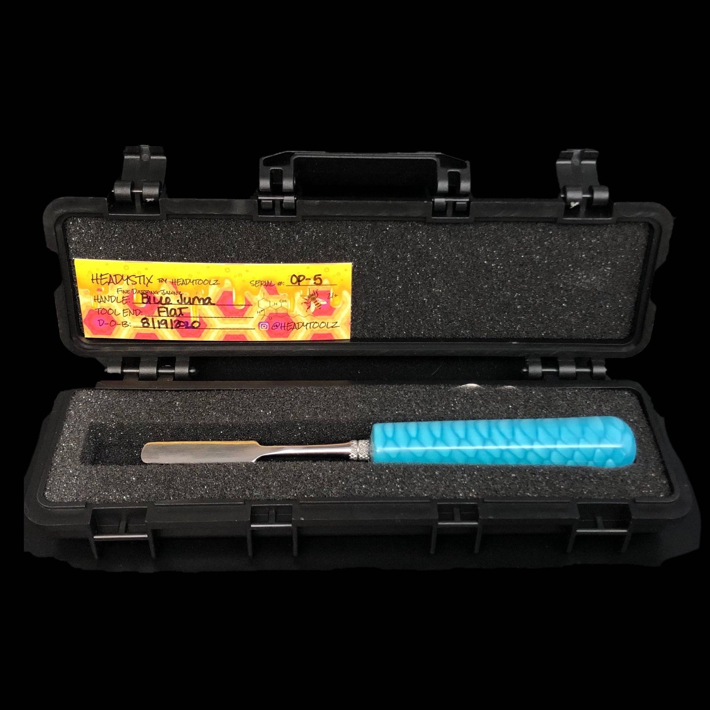 Heady Toolz - Blue Juma OP-5 Custom Dab Tool - OPS.com