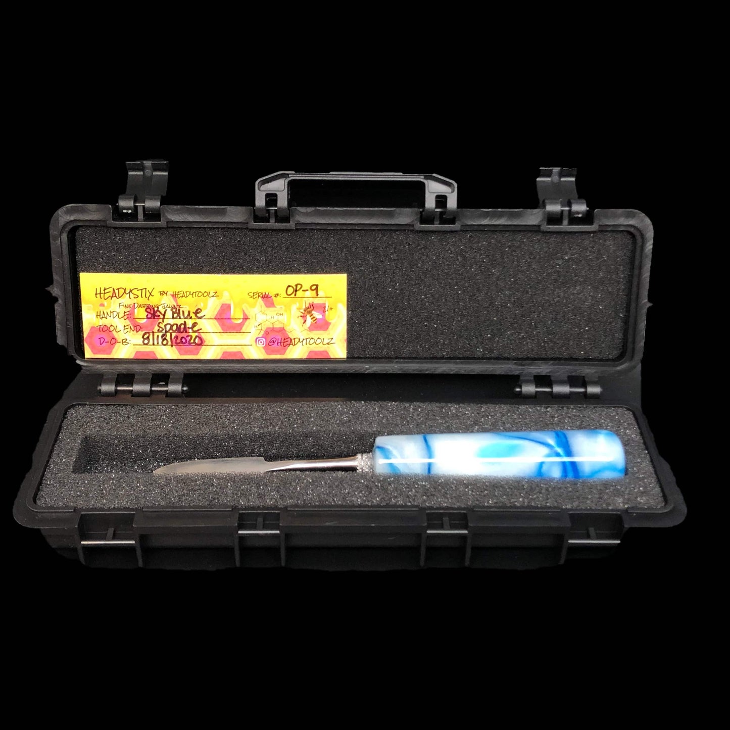 Heady Toolz - Sky Blue OP-9 Custom Dab Tool - OPS.com