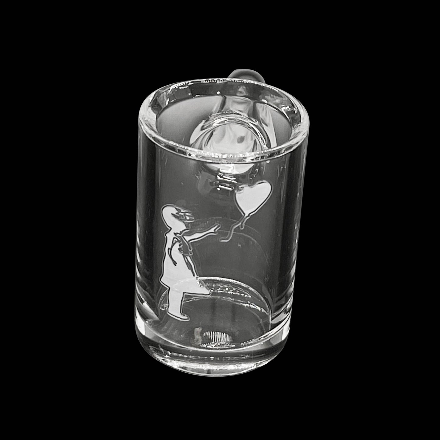 On Point Quartz - Balloon Girl 25mm Beveled Top with 4mm Thick Bottom Quartz Banger HQ - OPS.com