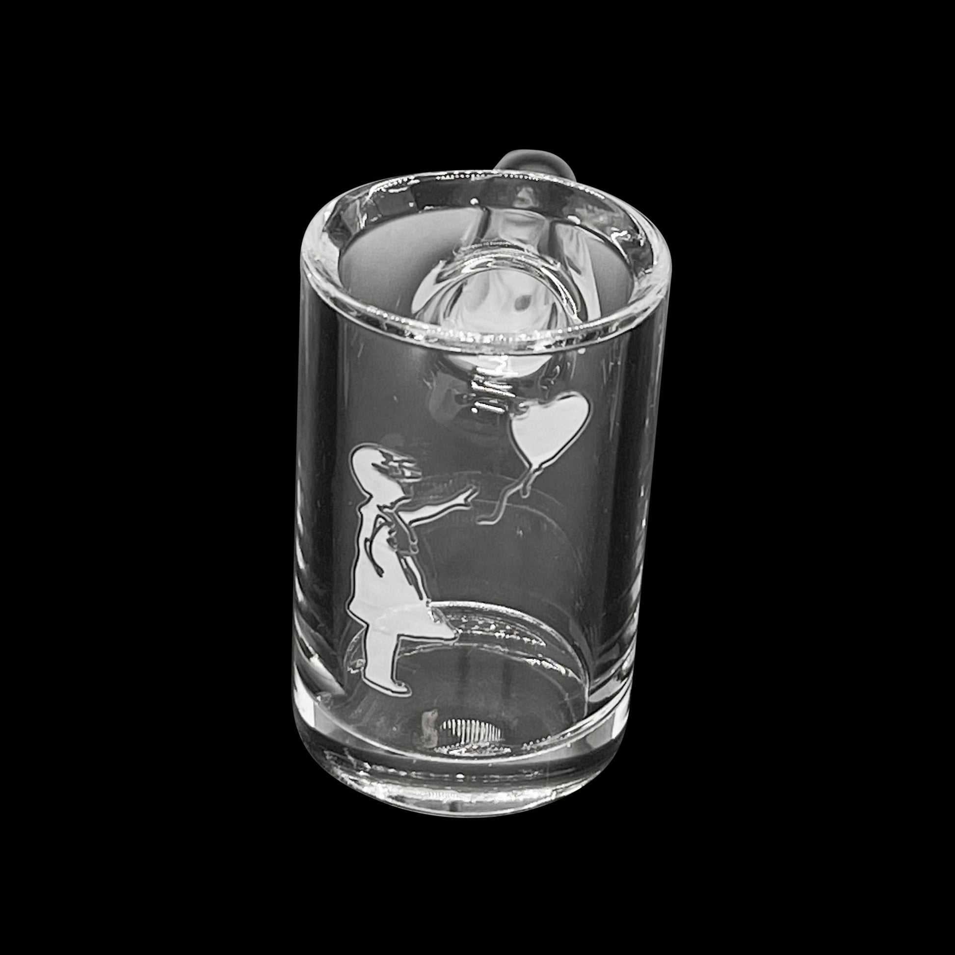 On Point Quartz - Balloon Girl 25mm Beveled Top with 4mm Thick Bottom Quartz Banger HQ - OPS.com