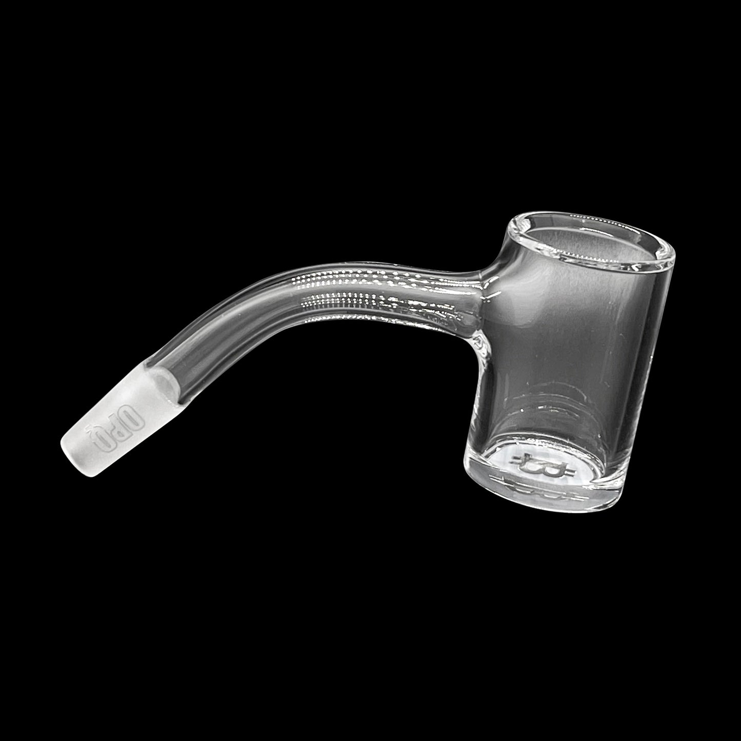 On Point Quartz - Bitcoin 25mm Beveled Top with 4mm Thick Bottom Quartz Banger HQ - OPS.com