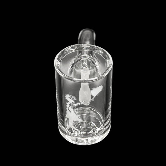 On Point Quartz - Balloon Girl 25mm Beveled Top with 4mm Thick Bottom Quartz Banger HQ - OPS.com