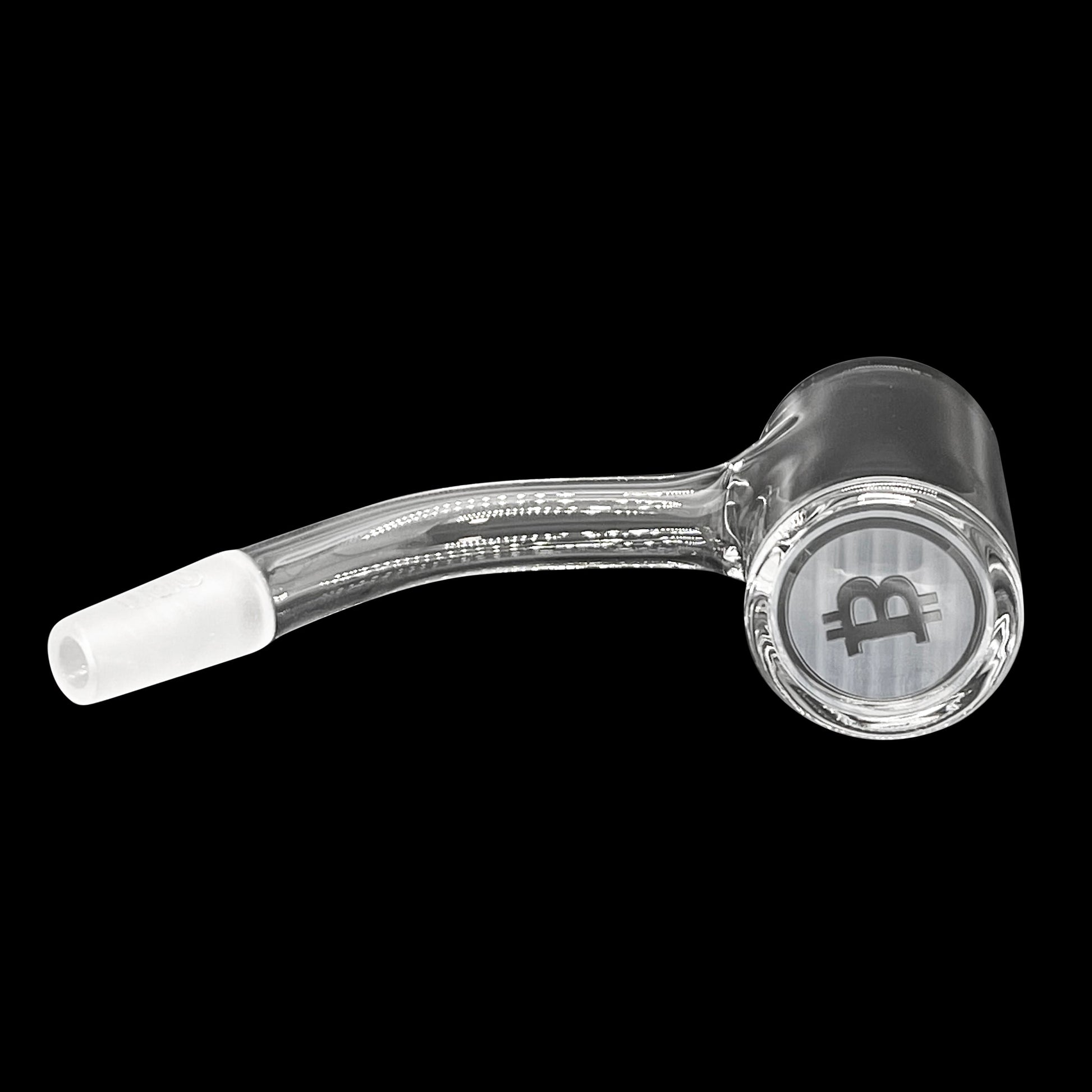 On Point Quartz - Bitcoin 25mm Beveled Top with 4mm Thick Bottom Quartz Banger HQ - OPS.com