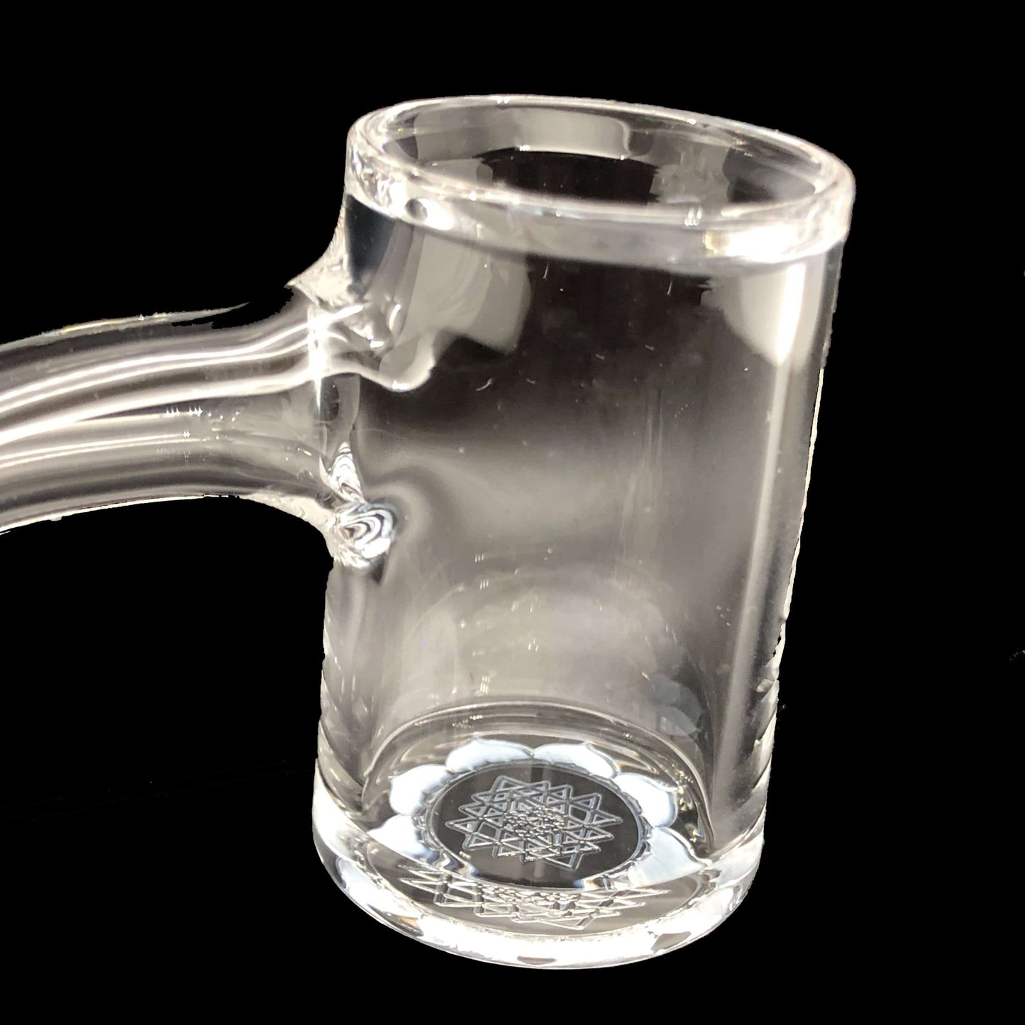 On Point Quartz - “Tetra-H” 25mm Beveled Top with 4mm Thick Bottom Quartz Banger HQ - OPS.com