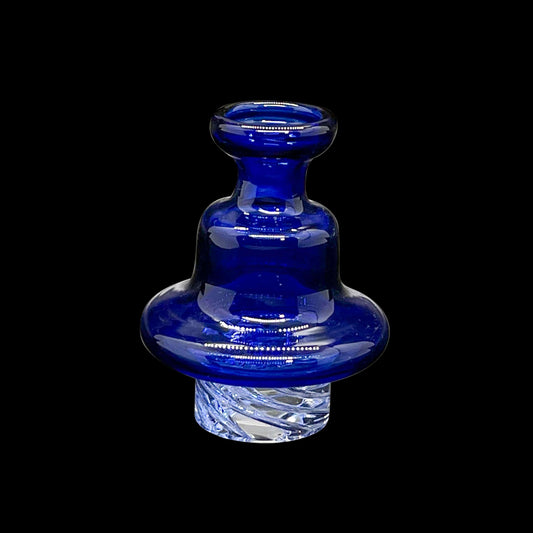 On Point Smoke - Deep Sea Blue V2 Spinning Carb Cap for 25mm Quartz Bangers - OPS.com