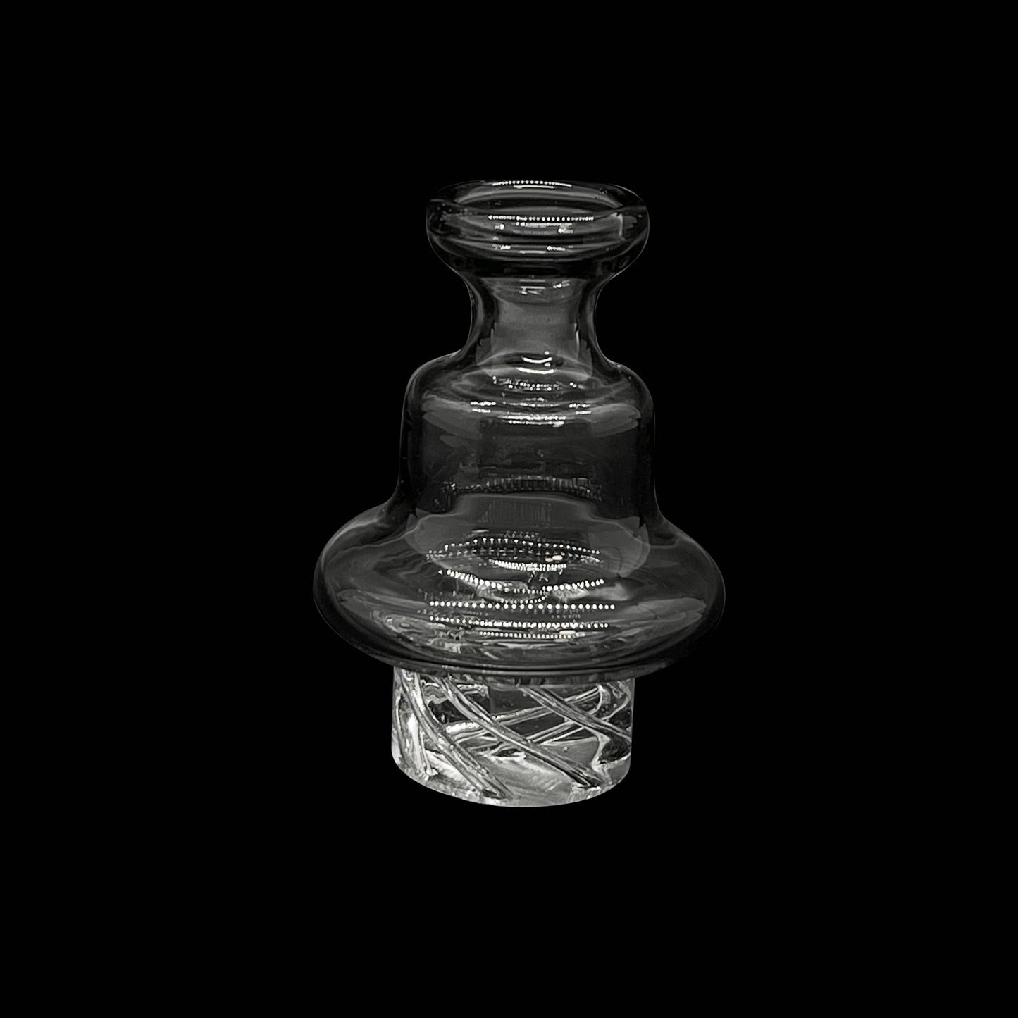 On Point Smoke - Smokey Black V2 Spinning Carb Cap for 25mm Quartz Bangers - OPS.com