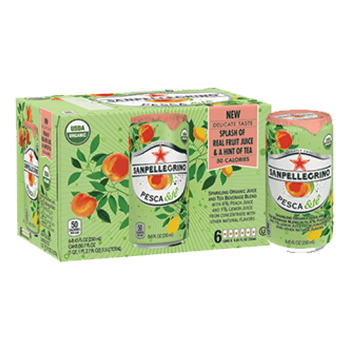 On Point Smoke- San Pelle Grino - Pesca - Sparkling Peach Tea - OPS.com