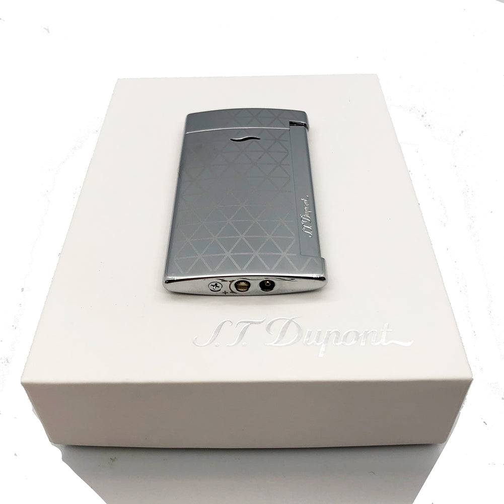 S.T Dupont- S.T Dupont Lighter Slim 7 Chrome Firehead Finish w/Gas - OPS.com