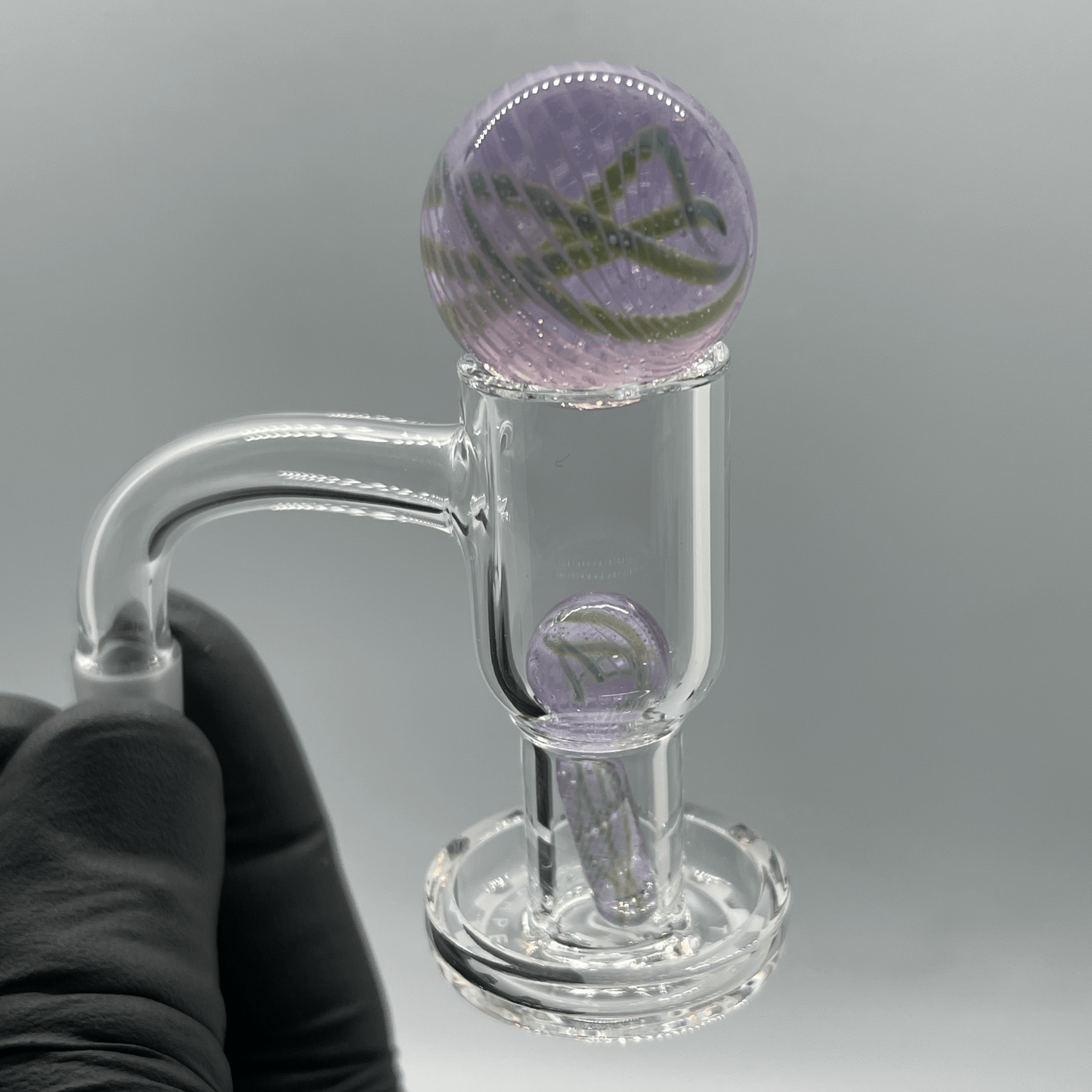 10/90mm TORO Mini Terp Slurper w/ Brian Sheridan Glass Slurper Set (Purple Lilac over Dragon's Eye) - OPS.com