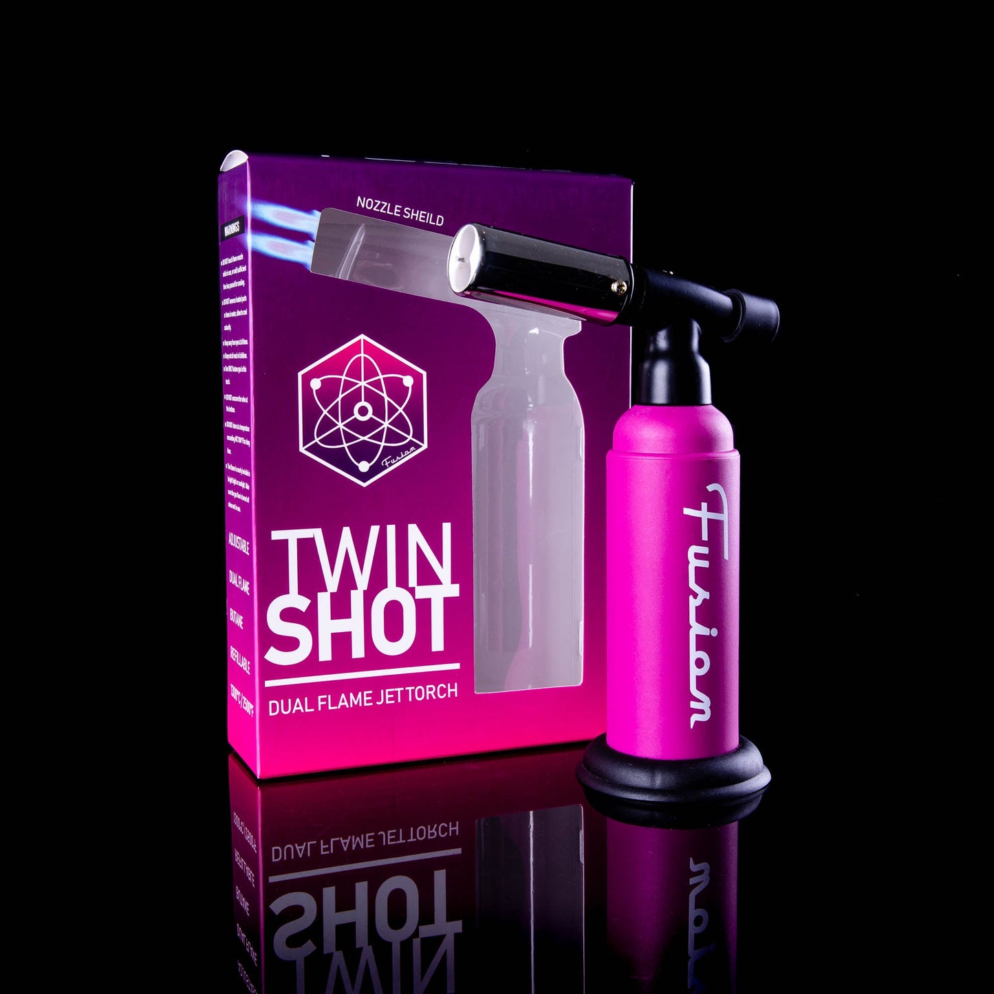 Fusion Twin Shot Dual Flame Jet Torch for Lighting Quartz Nails - OPS.com