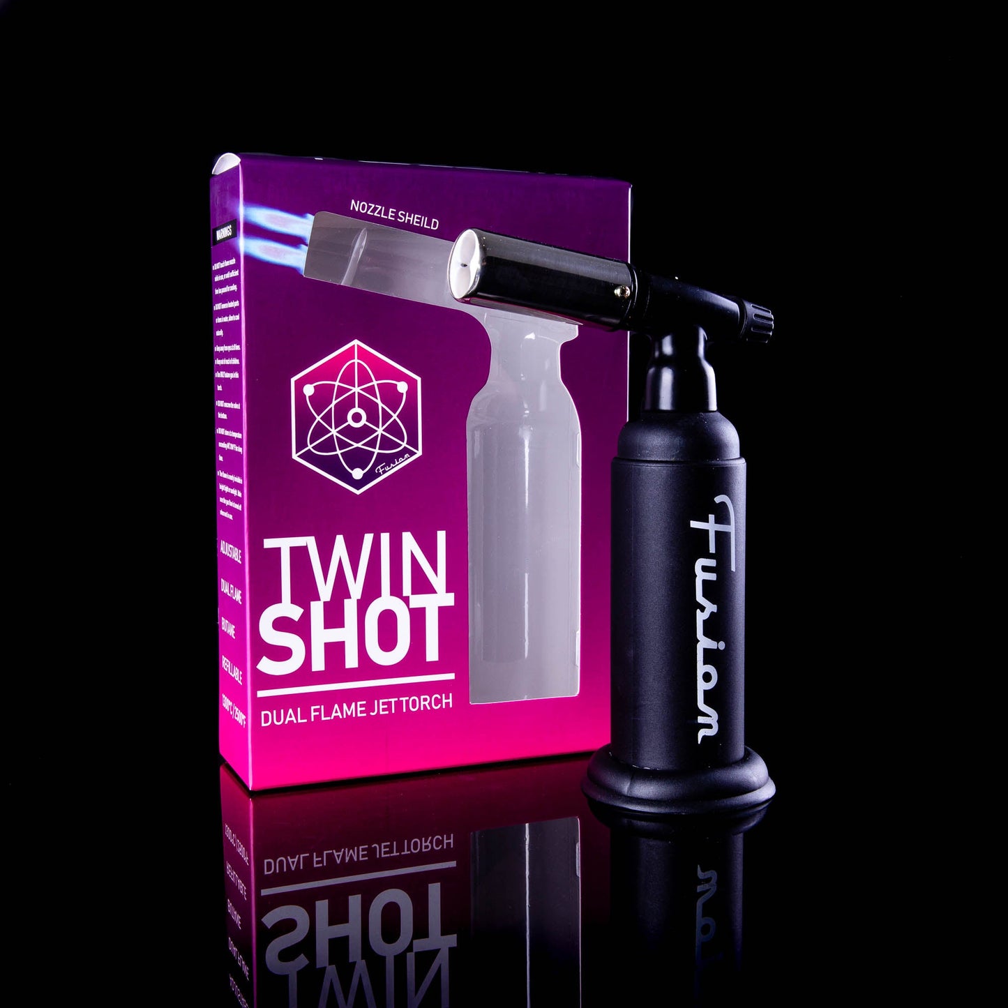 Fusion Twin Shot Dual Flame Jet Torch for Lighting Quartz Nails - OPS.com