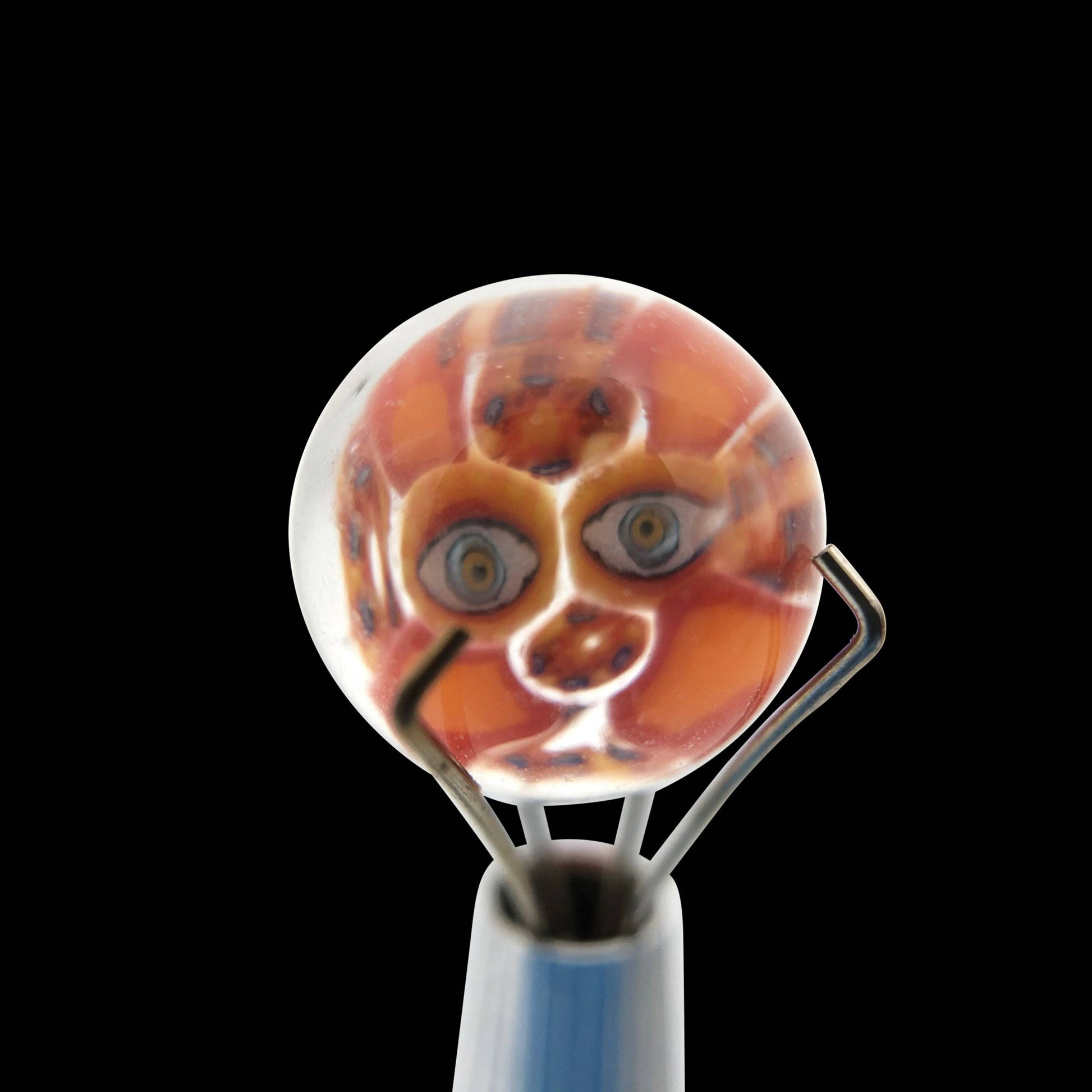 Banjo Glass Art - "Double Eyes" Slurper Valve - OPS.com