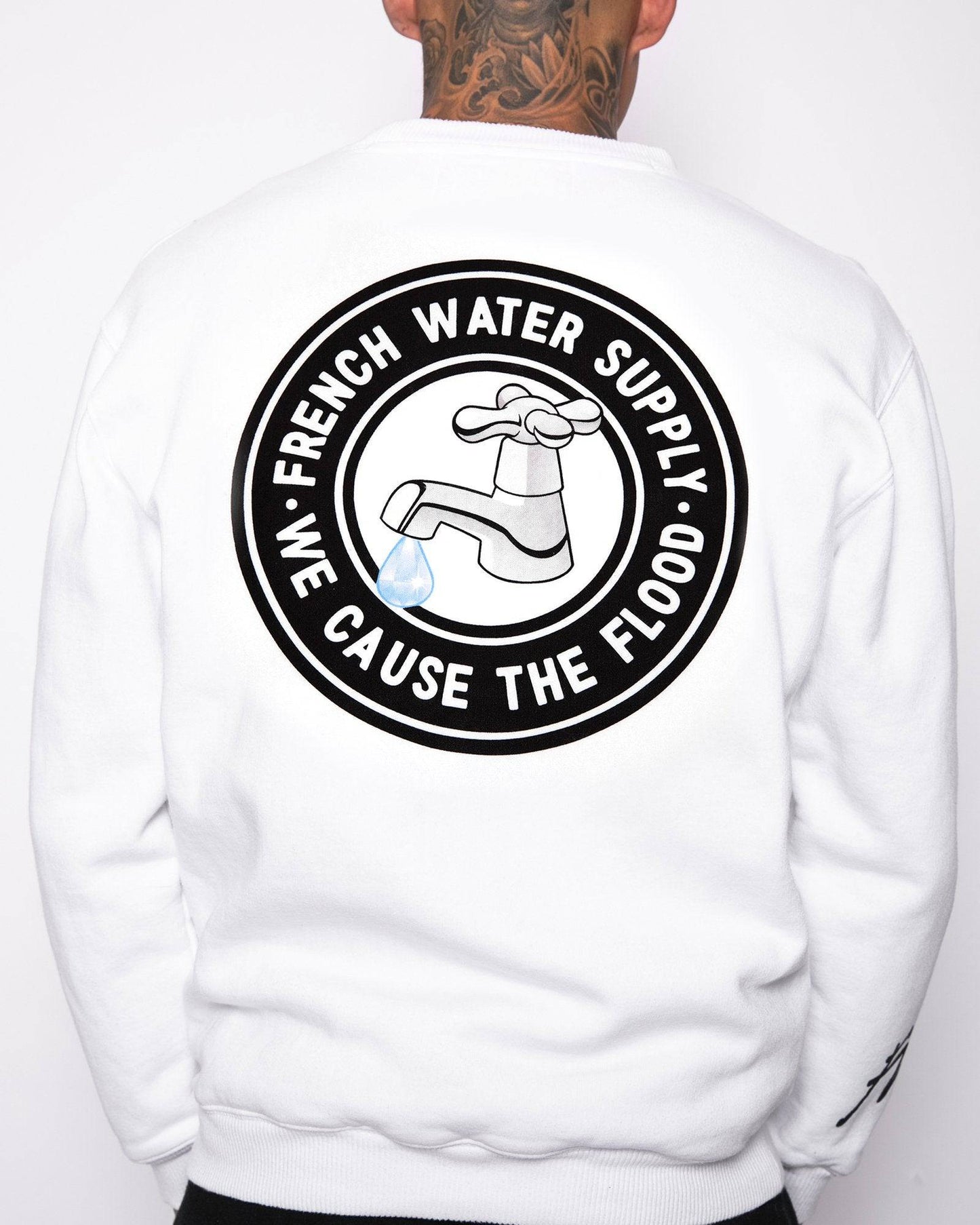 French Water Supply- Flood Crewneck - OPS.com