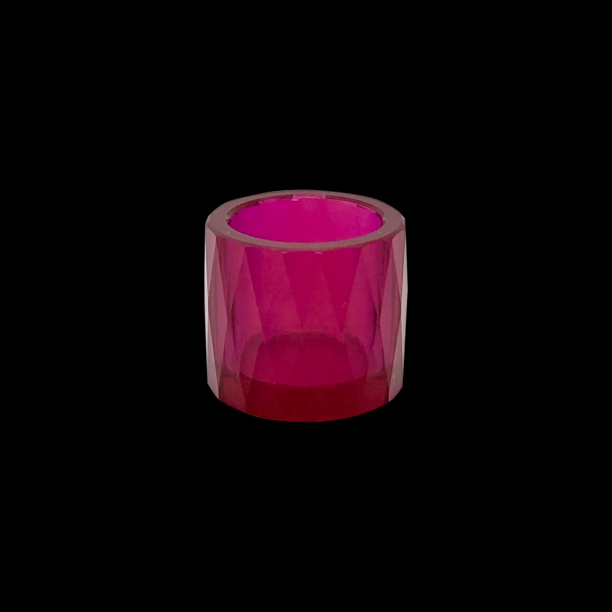 On Point Gems- Faceted Insert in Ruby Size 18.5 mm x 16 mm - OPS.com