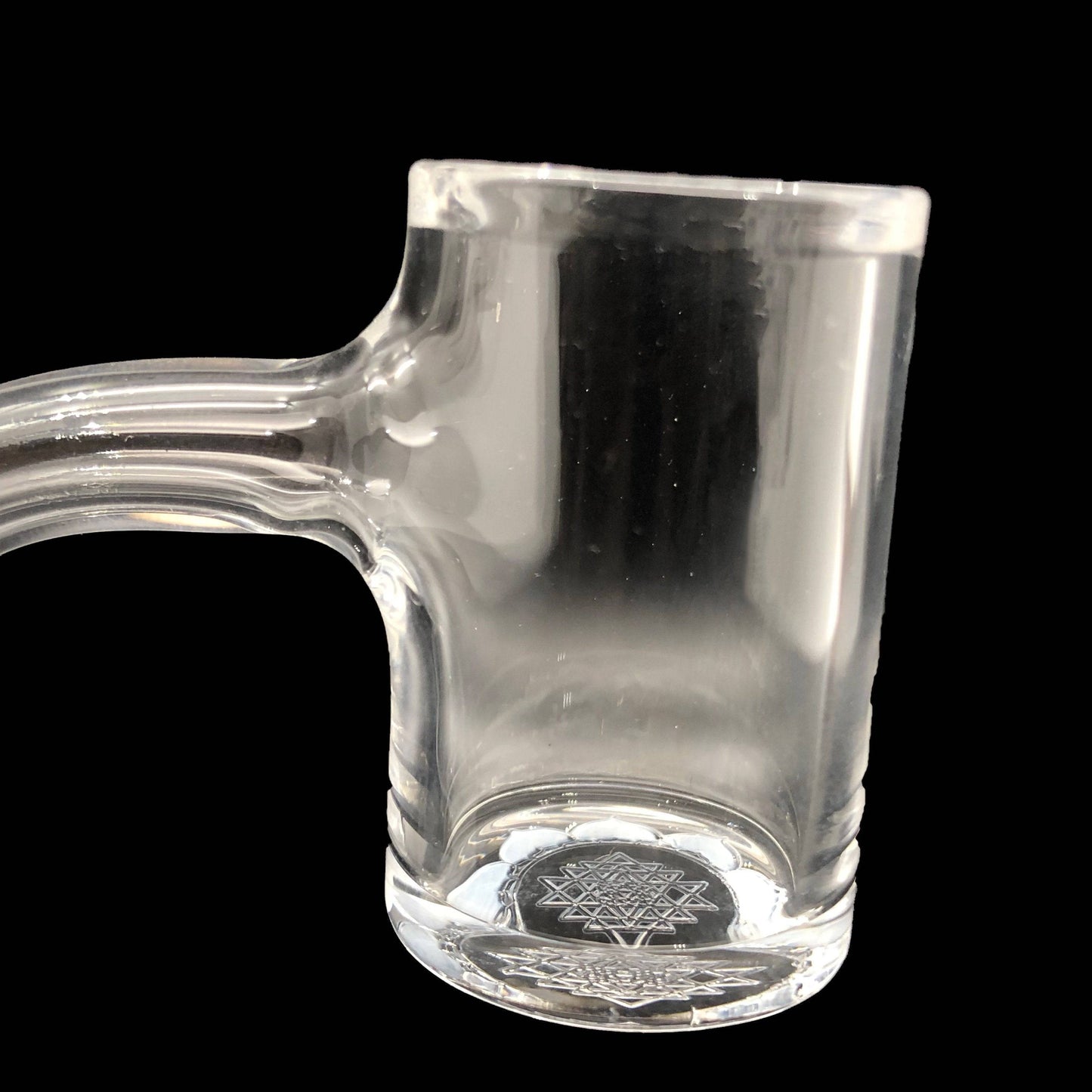 On Point Quartz - “Tetra-H” 25mm Beveled Top with 4mm Thick Bottom Quartz Banger HQ - OPS.com