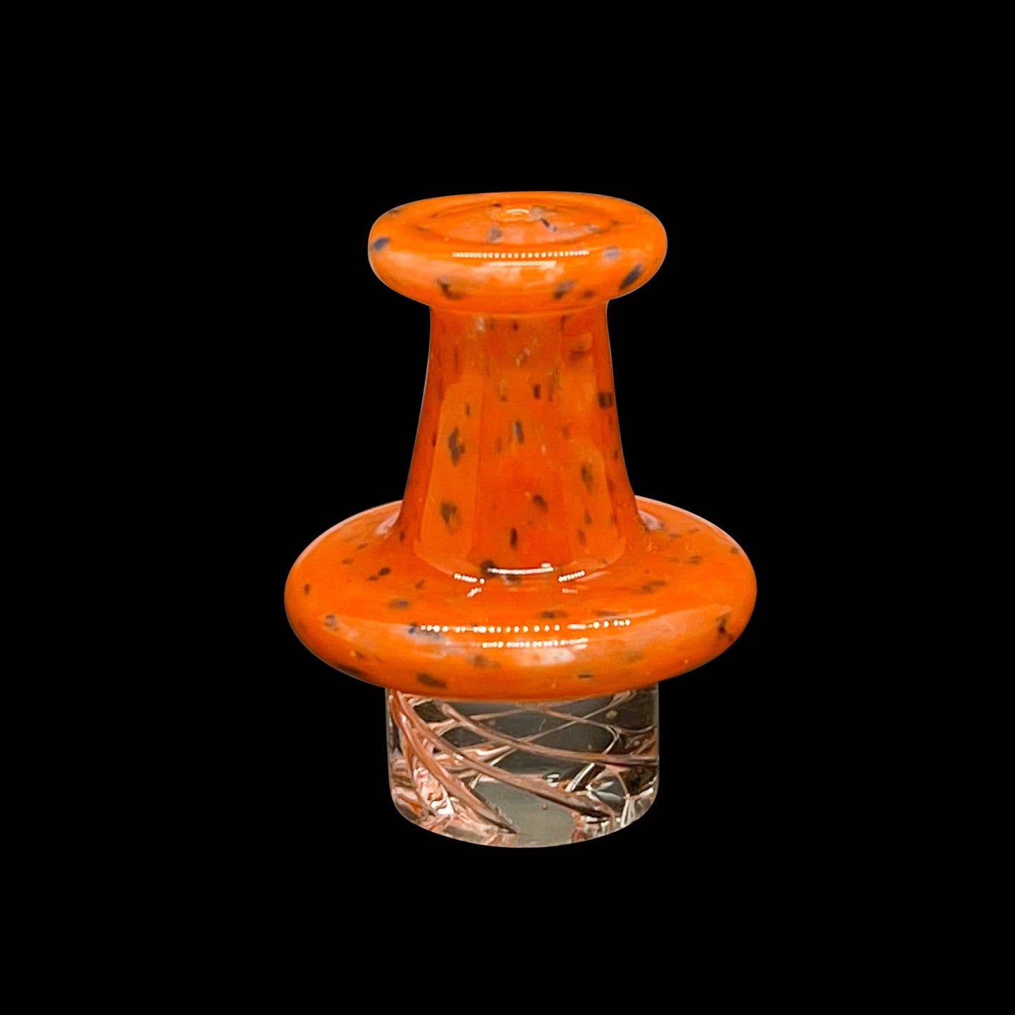 On Point Smoke - Volcano Rock Orange N Silo Spinning Carb Cap for 25mm Quartz Bangers - OPS.com