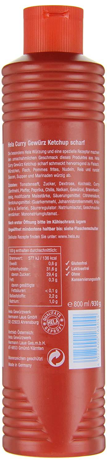 Hela - Hot Curry Ketchup from Germany 800ML - OPS.com