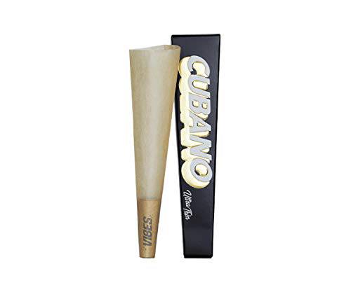 Vibes Rolling Papers King Size Cubano Rice Cone Ultra-Thin Made from Natural Rice Paper Chlorine Free - OPS.com