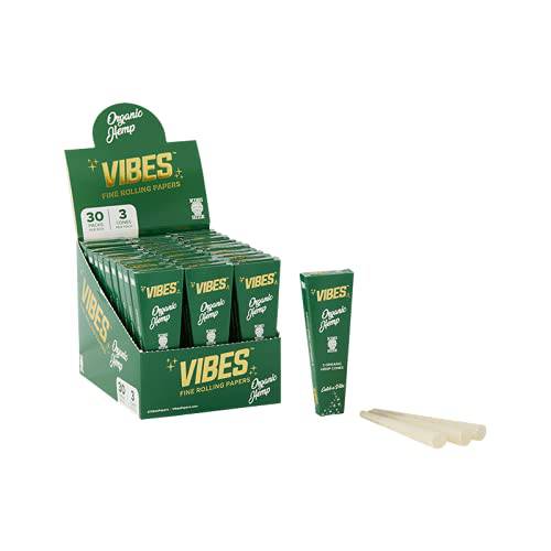 Vibes Organic Hemp Cigarette Rolling Paper - Classic Ultra Thin