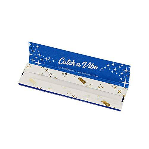 Vibes Rolling Paper King Size Booklet 33pc, Natural Rice Paper and Arabic Gum with Chlorine Free Technology- 3 Pack - OPS.com