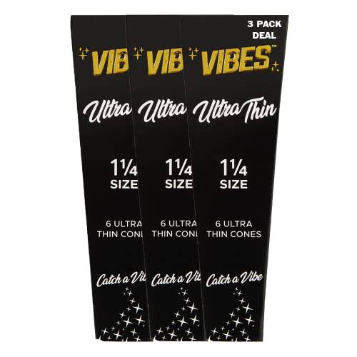 Vibes Ultra Thin Cones 1 1/4 size 6 cones in each pack 3-packs - OPS.com
