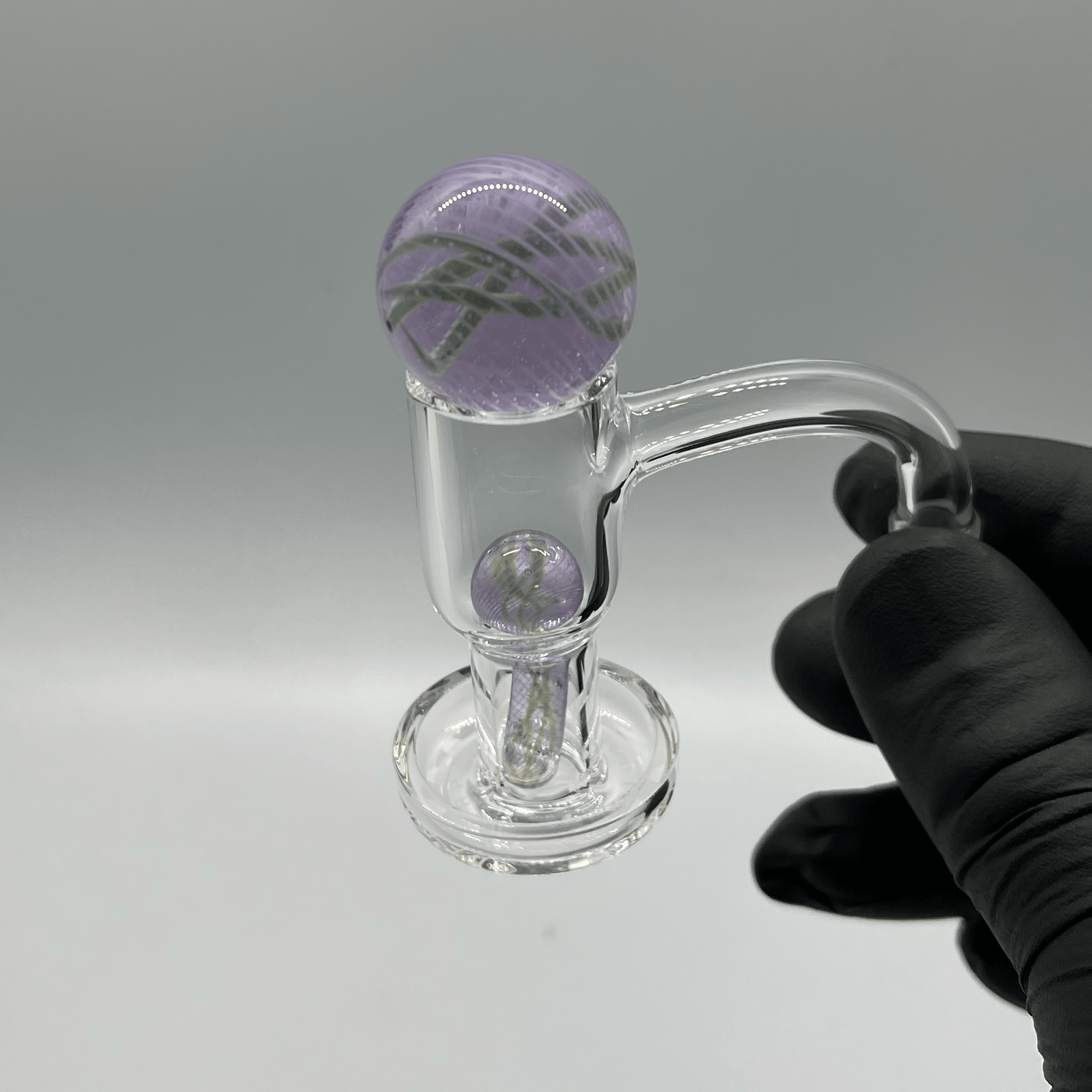 10/90mm TORO Mini Terp Slurper w/ Brian Sheridan Glass Slurper Set (Purple Lilac over Dragon's Eye) - OPS.com